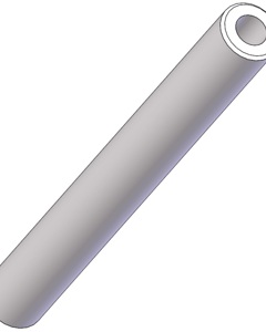 Distance tube for hopper